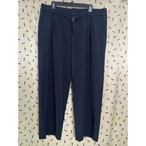 Share ROUCHA navy pleated tapered pants - size CC